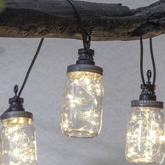 Star Trading LED lichtketting Circus Bottle in flesoptiek zwart, transparant