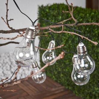 Star Trading LED lichtketting Glow, helder, warmwit, 190 cm lang helder, zilver