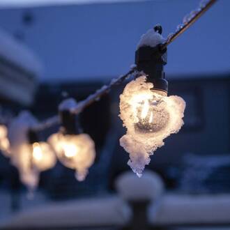 Star Trading LED lichtketting Small Circus Filament zwart, transparant