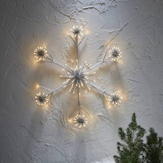 Star Trading LED sfeerlamp Flower Snowflake Ø 60 cm helder