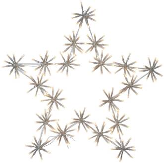 Star Trading LED sfeerlamp Flower Star voor buiten transparant