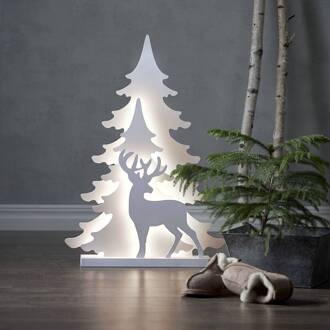 Star Trading LED sfeerlamp Grandy rendier wit