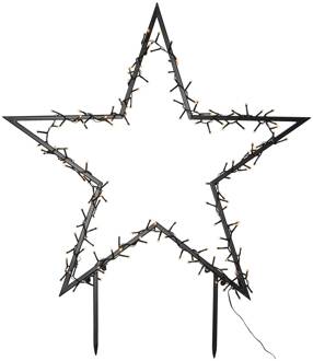 Star Trading LED sfeerlamp Spiky met aardspies, 80 cm zwart