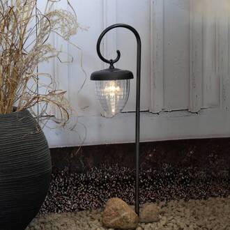 Star Trading LED solar-tuinpadverlichting Bellota, 1-lamp zwart, transparant
