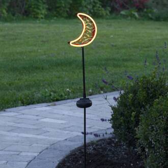 Star Trading LED solarlamp Linny Moon met aardspies zwart, brons