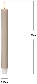 Star Trading LED strip, beige, 25 cm waxine batterij set van 2
