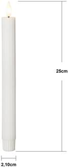Star Trading LED strip, wit, 25 cm, waxine batterij set van 2