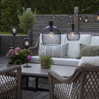 Star Trading LED tuinpadverlichting solar Sunlight aardspies zwart