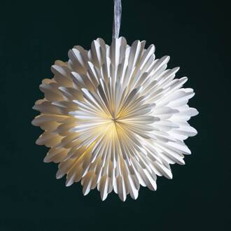 Star Trading Papieren ster Snow, Ø 50 cm, wit, 3-laags, papier