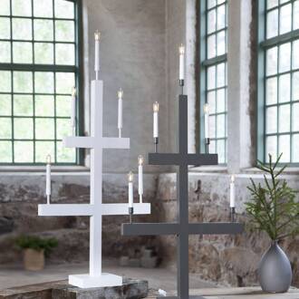 Star Trading Raam kandelaar Storm 5-lamps 118 cm wit