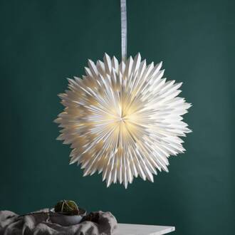 Star Trading Stern Ice, wit, papier, Ø 70 cm, zonder fitting