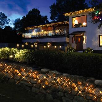 Star Trading Systeem 24 - uitbreidingsketting LED ijspegels zwart