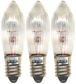 Star Trading Vervangingslamp E10 3W 3-pack