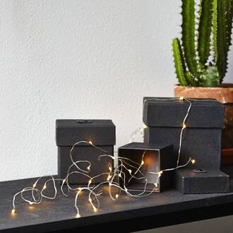 Star Trading Vijf strengen - LED verlichting Bouquet Dew Drop zilver