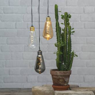 Star Trading Vintage-LED sfeerlamp Glow met timer, rook