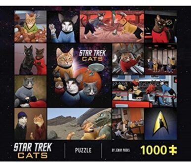 Star Trek Cats 1000-Piece Puzzle - Chronicle Books