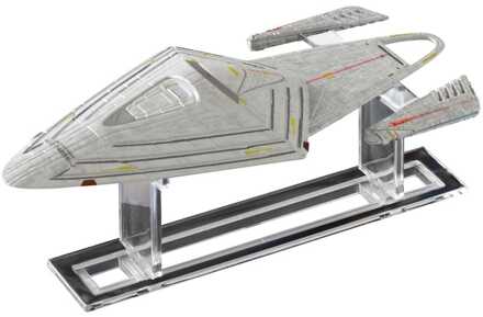 Star Trek Library Voyager NCC-74656-J Die-cast ship and book