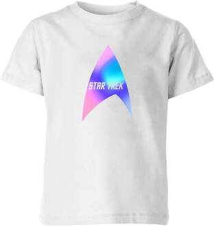 Star Trek Logo Kids' T-Shirt - White - 122/128 (7-8 jaar) - Wit - M
