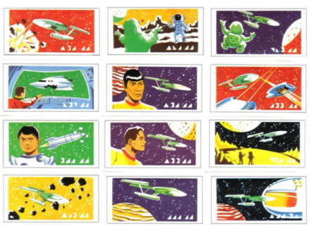 Star Trek Original Series Vintage Primrose Stamp Sets 1971