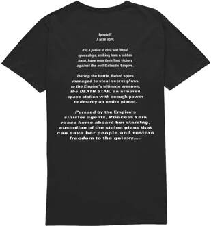 Star Wars - A New Hope - 45th Anniversary Composition Unisex T-Shirt - Zwart - L