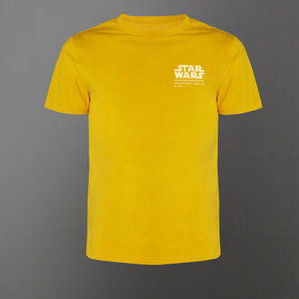 Star Wars A New Hope Lineup Unisex T-Shirt - Geel - XL - Geel