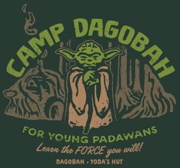 Star Wars Camp Dagobah Unisex T-Shirt - Green - S Groen