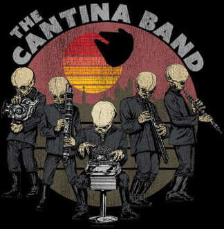 Star Wars Cantina Band Men's T-Shirt - Black - 3XL Zwart