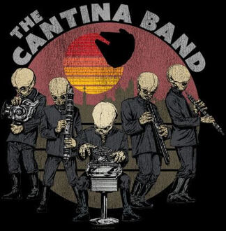 Star Wars Cantina Band Women's T-Shirt - Black - 3XL Zwart