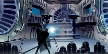 Star Wars Classic Rmq Duell Throneroom Vlies Fotobehang 500x250cm 10-banen Multikleur