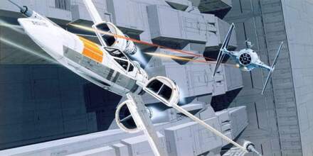 Star Wars Classic Rmq X-wing Vs Tie-fighter Vlies Fotobehang 500x250cm 10-banen Multikleur