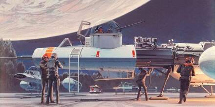 Star Wars Classic Rmq Yavin Hangar Vlies Fotobehang 500x250cm 10-banen Multikleur