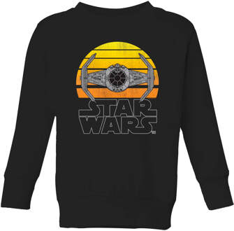 Star Wars Classic Sunset Tie Kids' Sweatshirt - Black - 146/152 (11-12 jaar) - Zwart - XL