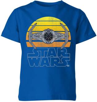 Star Wars Classic Sunset Tie Kids' T-Shirt - Blue - 146/152 (11-12 jaar) - Blue - XL