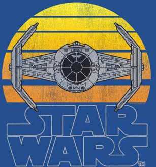 Star Wars Classic Sunset Tie Men's T-Shirt - Blue - XS - Blue