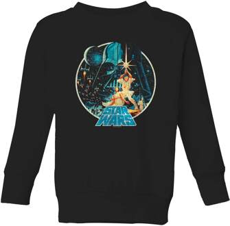 Star Wars Classic Vintage Victory Kids' Sweatshirt - Black - 110/116 (5-6 jaar) - Zwart