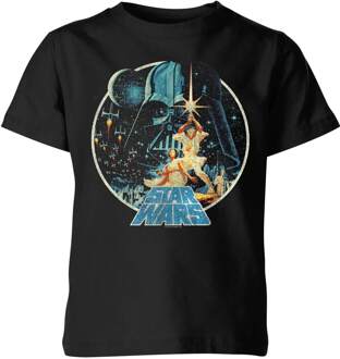 Star Wars Classic Vintage Victory Kids' T-Shirt - Black - 122/128 (7-8 jaar) - Zwart - M