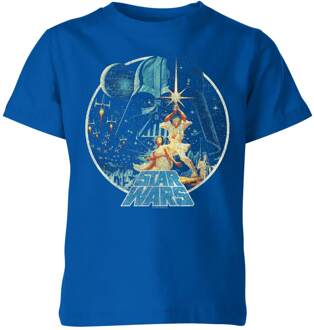 Star Wars Classic Vintage Victory Kids' T-Shirt - Blue - 146/152 (11-12 jaar) - Blue - XL