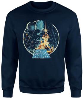Star Wars Classic Vintage Victory Sweatshirt - Navy - L - Navy blauw