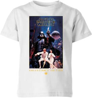 Star Wars Collector's Edition kinder t-shirt - Wit - 98/104 (3-4 jaar) - XS