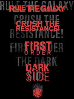 Star Wars Dark Side Echo T-shirt - Zwart - 3XL - Zwart