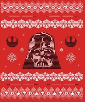 Star Wars Darth Vader Kersttrui - Rood - L