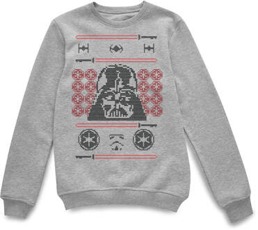 Star Wars Darth Vader Lightsaber Kersttrui - Grijs - XL
