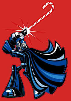 Star Wars Darth Vader met Zuurstok Kersttrui - Rood - M