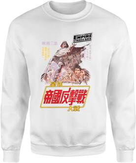 Star Wars Empire Strikes Back Kanji Poster Sweatshirt - White - M - Wit