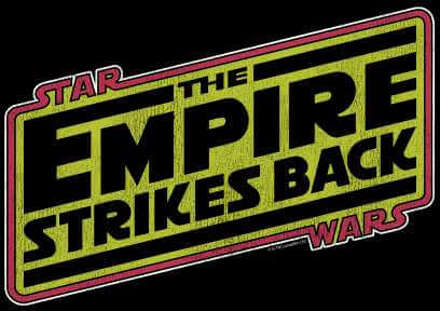 Star Wars Empire Strikes Back Logo Sweatshirt - Black - S Zwart