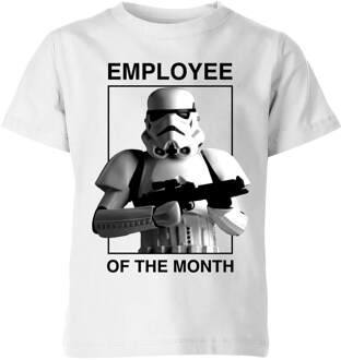 Star Wars Employee Of The Month Kids' T-Shirt - White - 98/104 (3-4 jaar) - Wit - XS