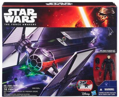 Star Wars Episode 7 Tie Fighter voertuig + figuur Multikleur