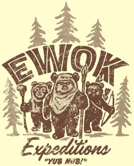 Star Wars Ewok Expedition Unisex T-Shirt - Cream - L Crème
