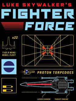 Star Wars Fighter Force t-shirt - Zwart - 3XL