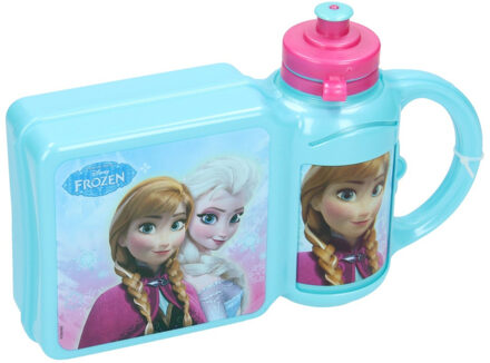 Star Wars Frozen lunchset: broodtrommel en beker roze
